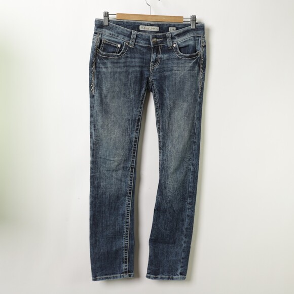 BKE Starlite Straight Stretch Jean size 27R - Picture 6 of 11